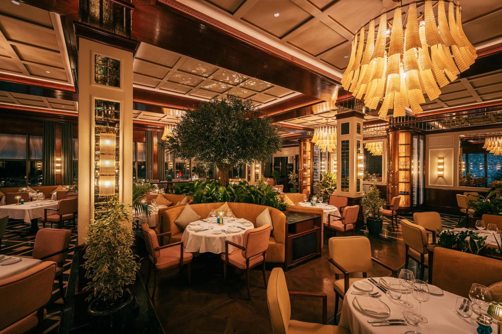 Hotel The St. Regis Dubai, The Palm Esterno foto Interior of the restaurant