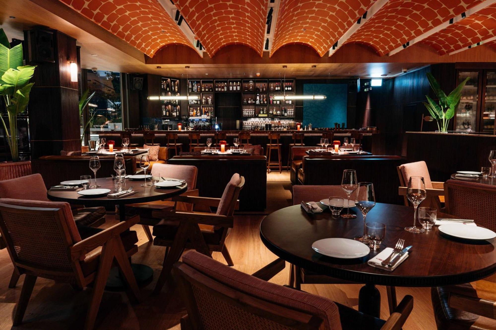 Hotel The St. Regis Dubai, The Palm Esterno foto Interior of the restaurant
