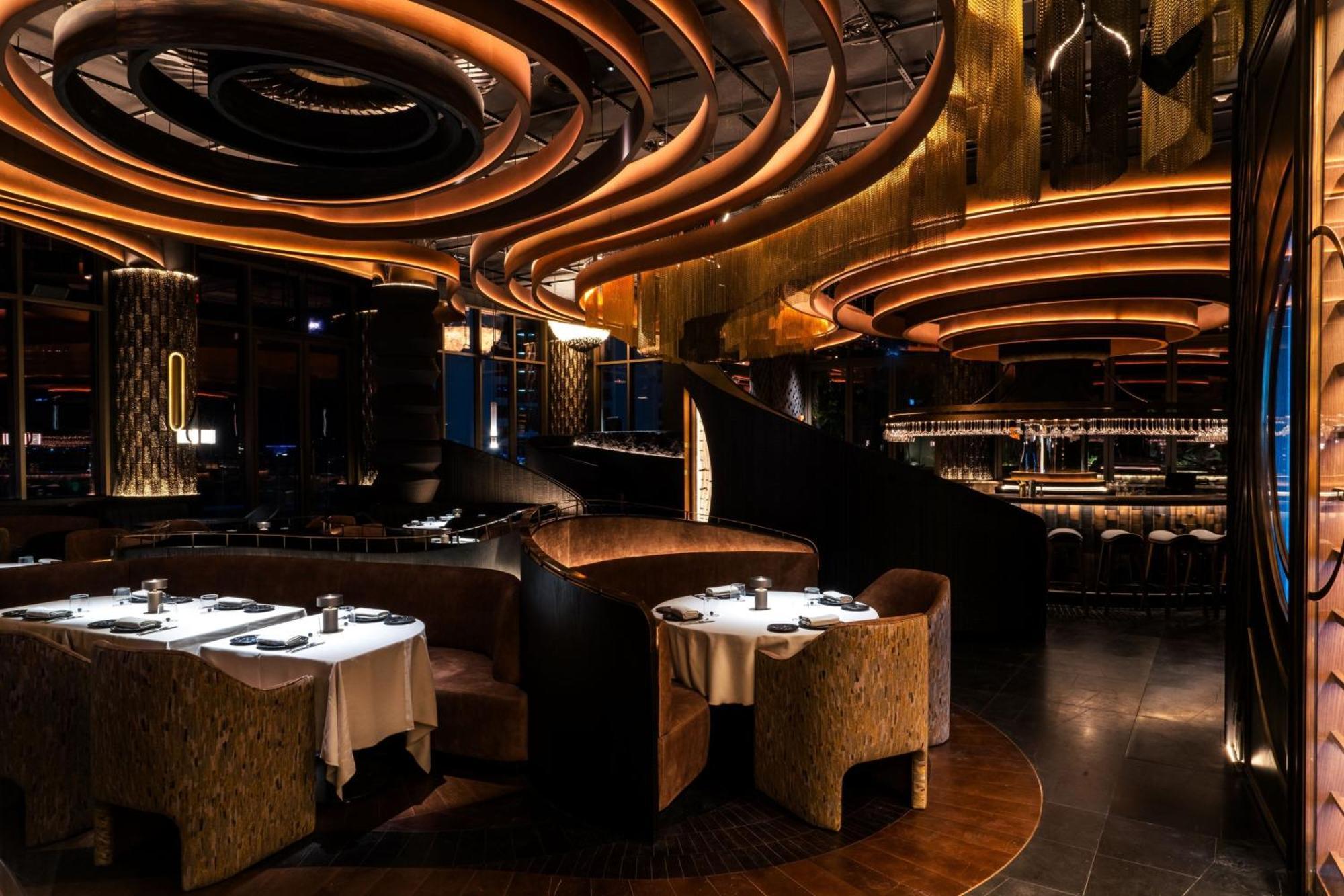 Hotel The St. Regis Dubai, The Palm Esterno foto The interior of the restaurant