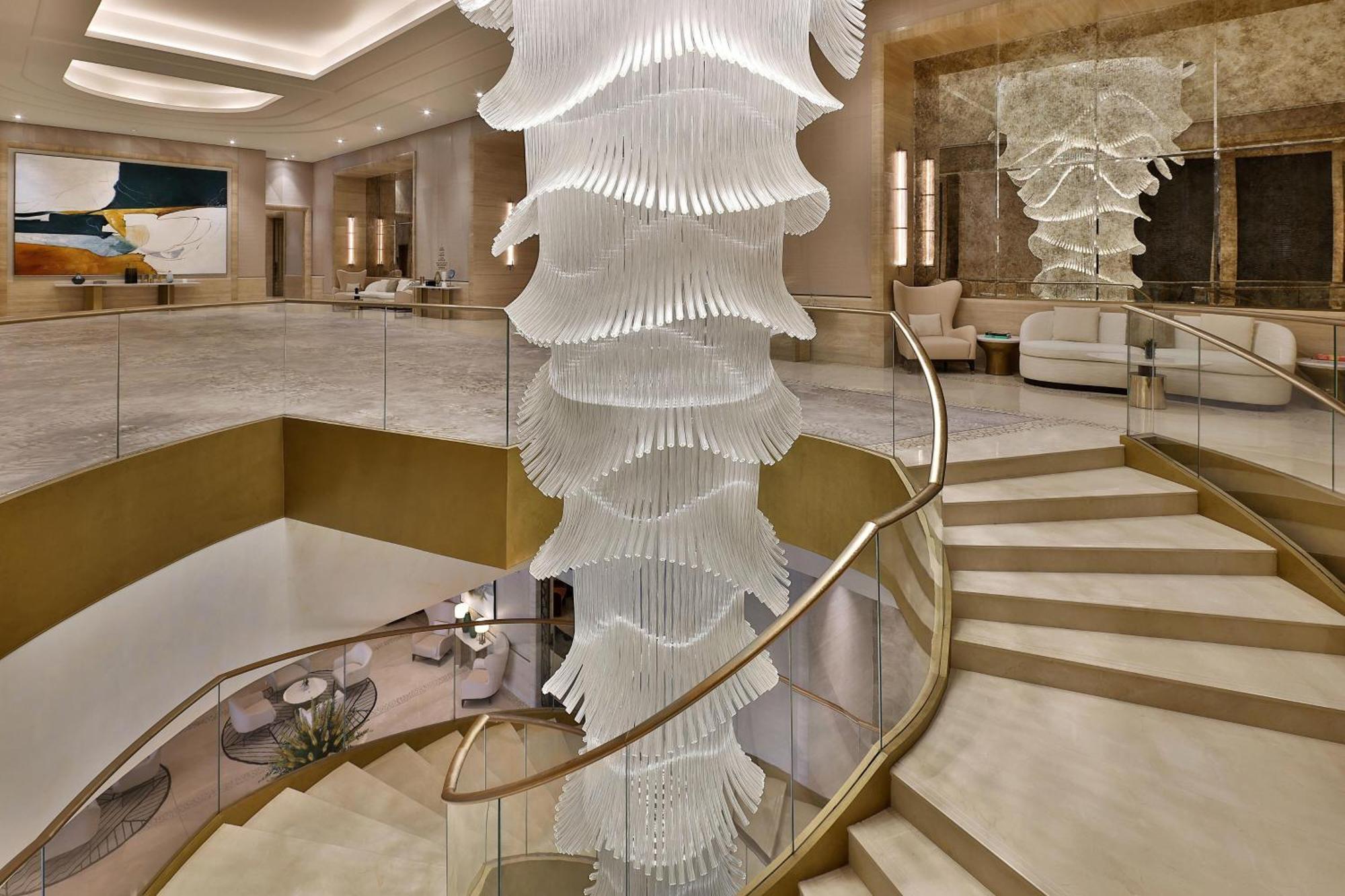Hotel The St. Regis Dubai, The Palm Esterno foto The staircase